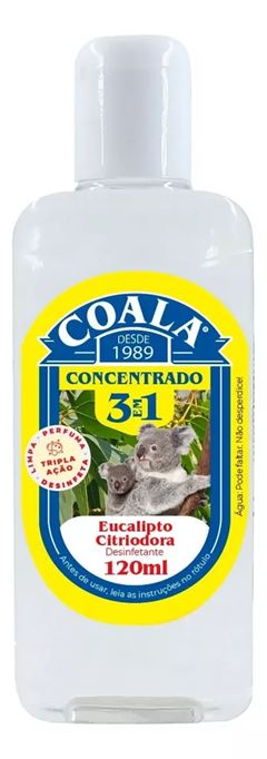 DESINFETANTE CONCENTRADO EUCALIPTO 3EM1 COALA 120ML