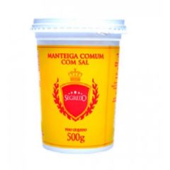 MANTEIGA COMUM COM SAL SEGREDO DE MINAS 500G