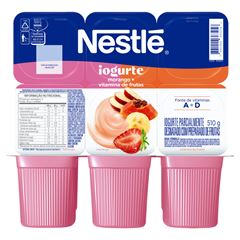 IOGURTE POLPA 2 SABORES NESTLE 510G
