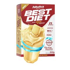 BEST DIET MILK SHAKE BAUNILHA 350G