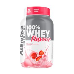 100% WHEY FLAVOUR MORANGO 900G