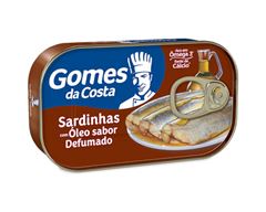 SARDINHAS COM OLEO DEFUMADO GOMES DA COSTA 125G