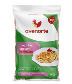 FILE SASSAMI DE FRANGO IQF AVENORTE 800G