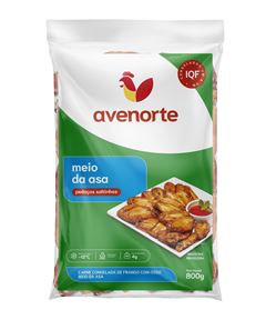 MEIO DA ASA DE FRANGO IQF AVENORTE 800G