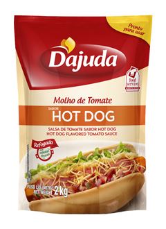 MOLHO DE TOMATE HOT DOG DAJUDA SUP 2KG