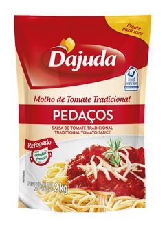 MOLHO DE TOMATE PEDACOS DAJUDA SUP 2KG