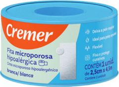 FITA MICROPO BRANC 2,5CMX4,5M CREMER(48)