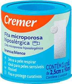 FITA MICROP BRANC 2,5CMX90CM CREMER (96)