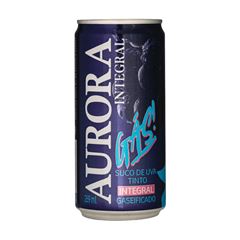 SUCO DE UVA TINTO GASEIFICADO LATA AURORA 269ML