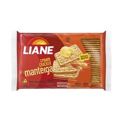 BISCOITO CREAM CRACKER MANTEIGA LIANE 330G