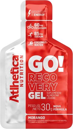 GO RECOVERY GEL MORANGO 10X30G