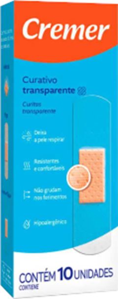 CURATIVO TRANSPARENTE 10UN CREMER(110)