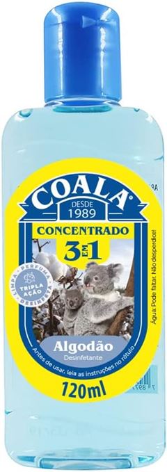 DESINFETANTE CONCENTRADO ALGODAO 3EM1 COALA 120ML