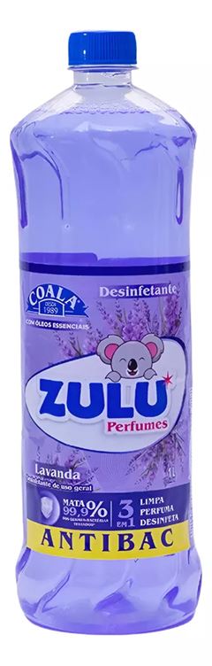 DESINFETANTE TRANSLUCIDO LAVANDA ZULU 1L