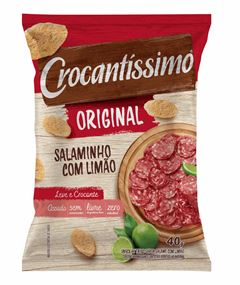 CROCANTISSIMO SALAME COM LIMAO 40G