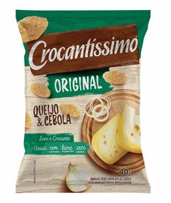 CROCANTISSIMO QUEIJO E CEBOLA 40G