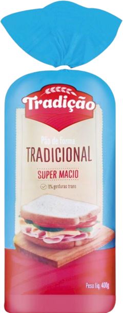 PAO TRADICAO BRANCO 400G