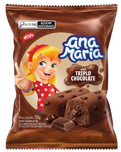 ANA MARIA TRIPLO CHOCOLATE 70G