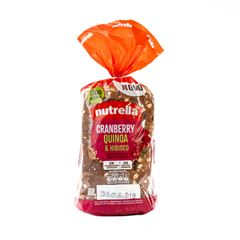 PAO NUTRELLA CRAMBERRY, QUINOA E HIBISCO 350G