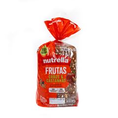 PAO NUTRELLA FRUTAS, GRAOS E CASTANHAS 500G