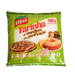 FARINHA DE MANDIOCA PANIFICACAO LOPES 500G