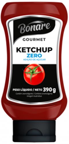 KETCHUP BONARE GOURMET TOP DOWN ZERO 390G
