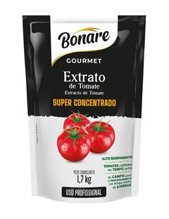 EXTRATO DE TOMATE BONARE GOURMET SACHE 1,7KG