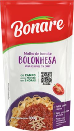 MOLHO DE TOMATE BONARE SACHE BOLONHESA 300G
