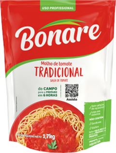 MOLHO DE TOMATE BONARE SACHE TRADICIONAL 1,7KG