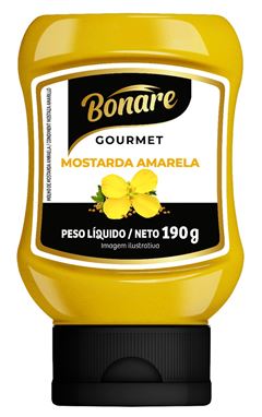 MOSTARDA BONARE GOURMET TOP DOWN COM MEL 190G