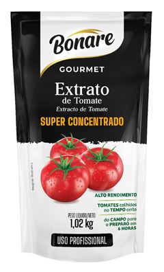 EXTRATO DE TOMATE BONARE GOURMET SACHE 1,02KG