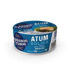 ATUM SOLIDO EM OLEO ROBINSON CRUSOE 170G