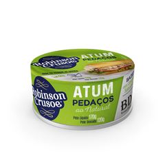 ATUM PEDACOS AO NATURAL ROBINSON CRUSOE 140G