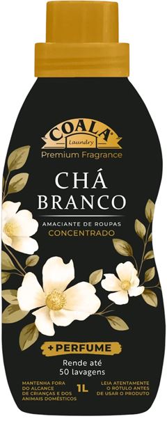 AMACIANTE DE ROUPAS CONCENTRADO CHÁ BRANCO COALA LAUNDRY 1LTX12