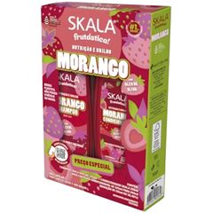 KIT SHAMPOO E CONDICIONADOR MORANGO SKALA