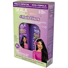 KIT SHAMPOO E CONDICIONADOR MAIS LISOS SKALA