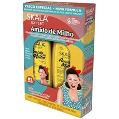 KIT SHAMPOO E CONDICIONADOR AMIDO DE MILHO SKALA