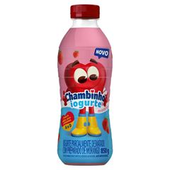 CHAMBINHO IOGURTE LIQUIDO MORANGO 850G