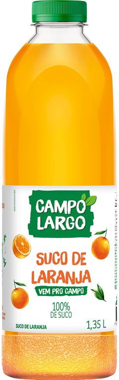 SUCO DE LARANJA CAMPO LARGO 1,35L