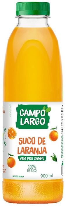 SUCO DE LARANJA CAMPO LARGO 900ML