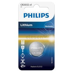 BATERIA LITIO CR2032 3V PHILIPS COM 1 UNIDADE