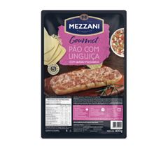 PAO COM LINGUICA E MUSSARELA GOURMET MEZZANI 400G