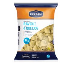 RAVIOLI 4 QUEIJOS MEZZANI 1KG