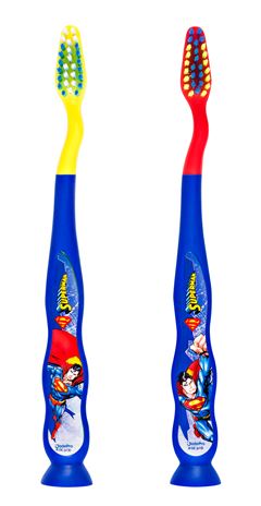ESCOVA DENTAL JADEPRO SUPERMAN MACIA COM VENTOSA