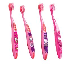 ESCOVA DENTAL JADEPRO HELLO KITTY MACIA COM PROTETOR DE CERDAS