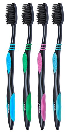 ESCOVA DENTAL JADEPRO POPMAX BLACK MACIA CARTELA COM 5UN