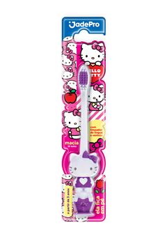ESCOVA DENTAL JADEPRO HELLO KITTY COM VENTOSA