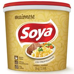 MAIONESE SOYA BALDE 3KG