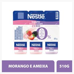 NESTLE ZERO IOGURTE POLPA MORANGO E AMEIXA 510G