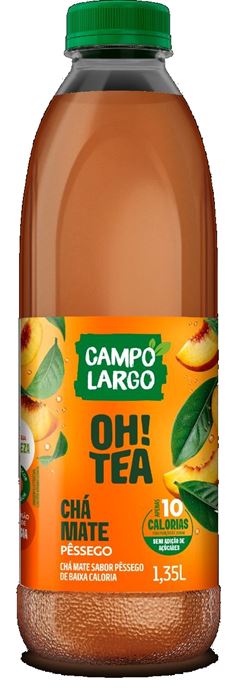 CHA MATE SABOR PESSEGO BAIXA CALORIA OH TEA 1350ML